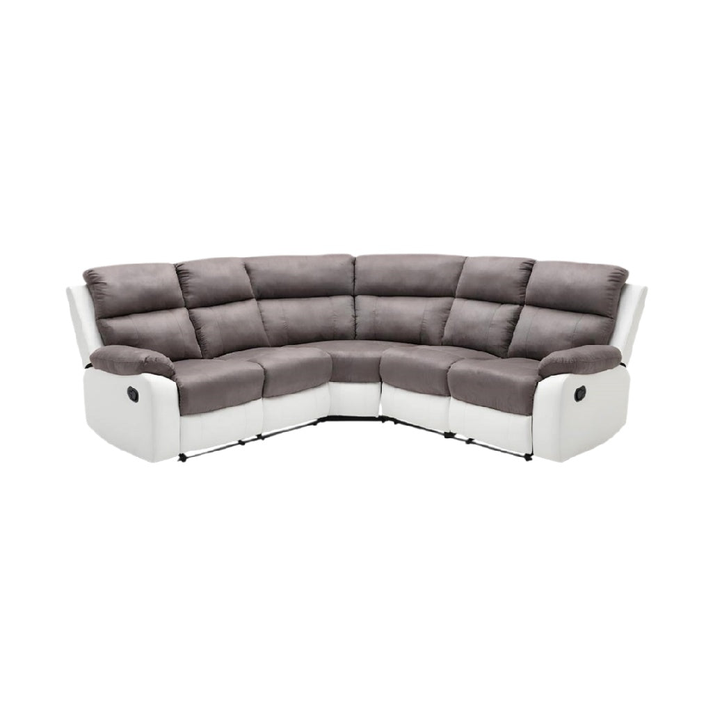 Canapé d'angle modulable pour salon en tissu synthétique - 250 x 250 x 90