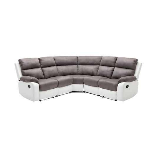 Canapé d'angle modulable pour salon en tissu synthétique - 250 x 250 x 90